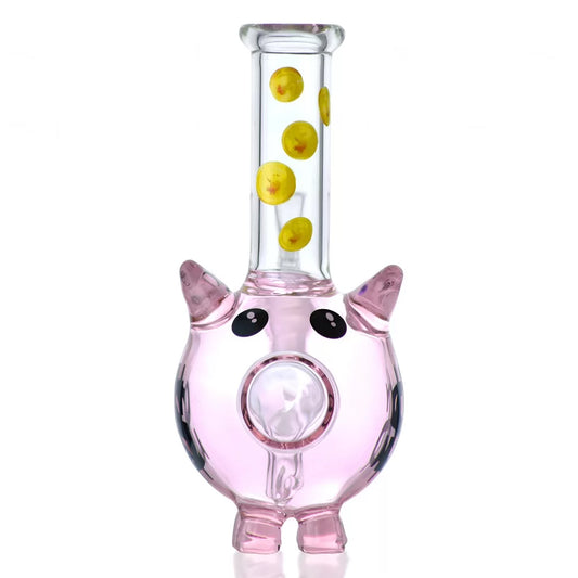 7" Quirky Piggy Design Water Pipe