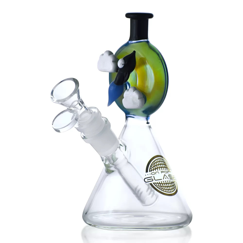 On Point Glass - 7" Cosmic Rocket Launch Beaker Bong