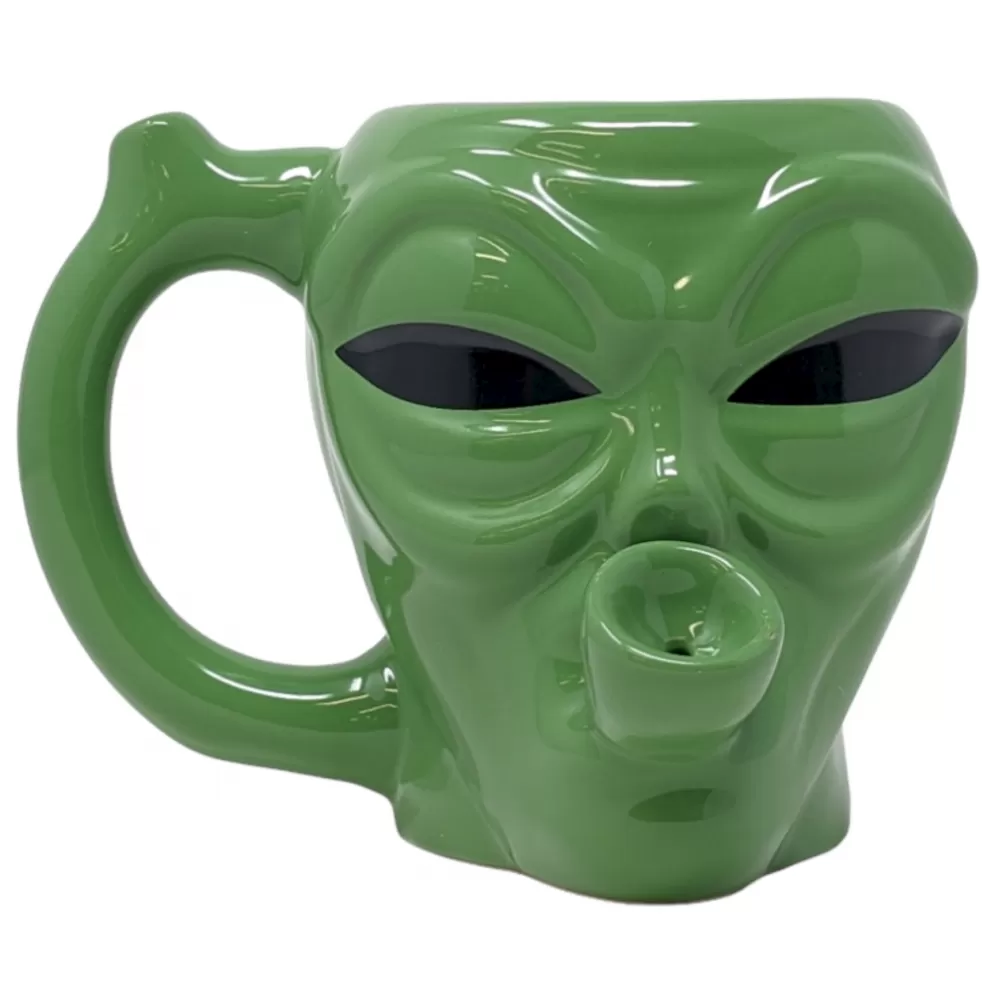 High Point Ceramic Alien Mug Hand Pipe