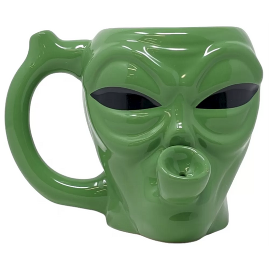 High Point Ceramic Alien Mug Hand Pipe