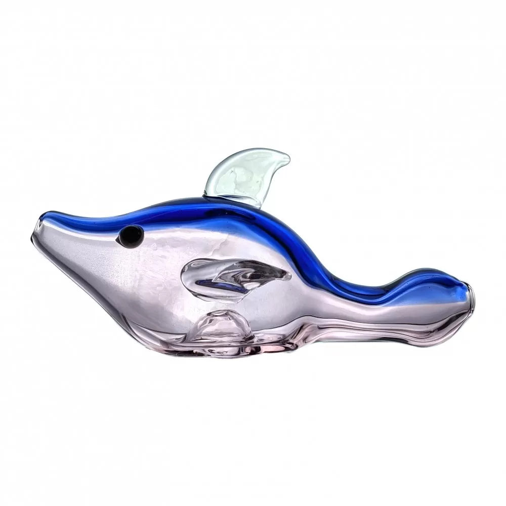 4.5" Aquatic Elegance Fish Shape Hand Pipe