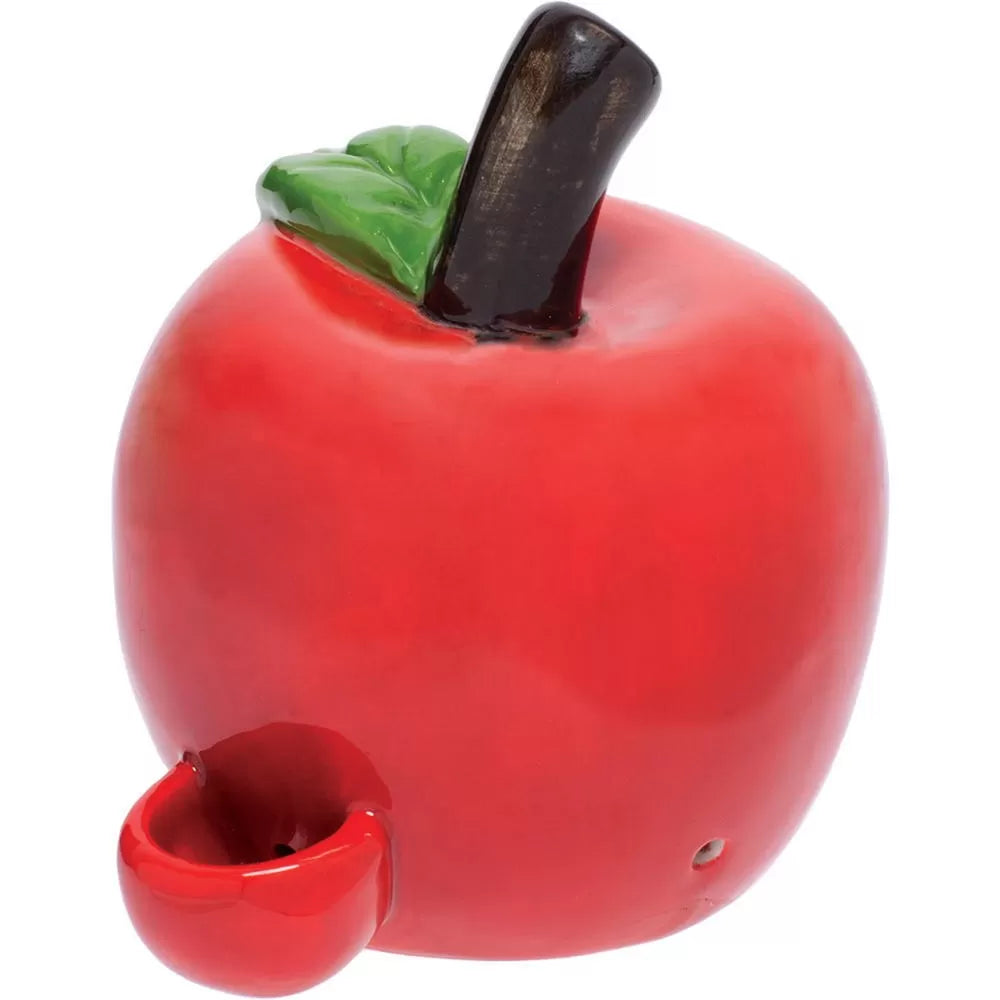 Wacky Bowlz Large Apple Ceramic Hand Pipe